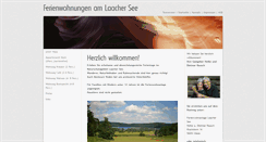 Desktop Screenshot of ferienwohnungen-laachersee.de