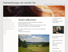 Tablet Screenshot of ferienwohnungen-laachersee.de